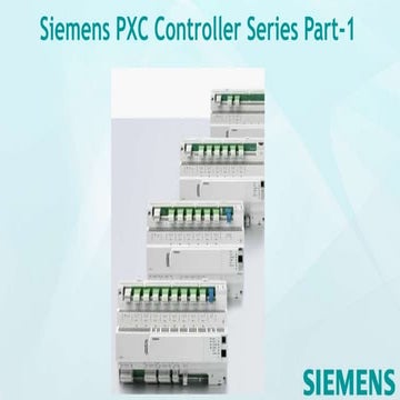 Siemens PXC Controller Series Part-1