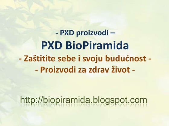 PXD BioSnaga | PPTX