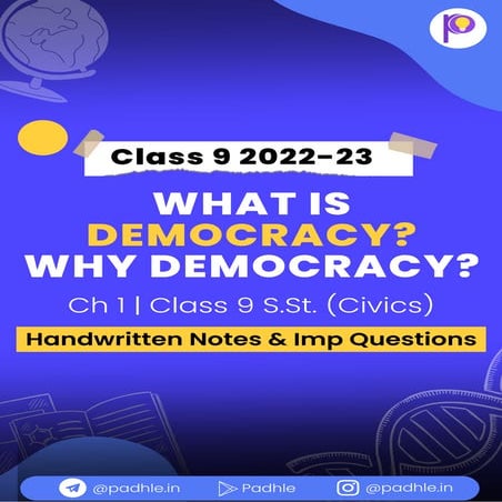 What_is_Democracy_Why_Democracy_ | PDF