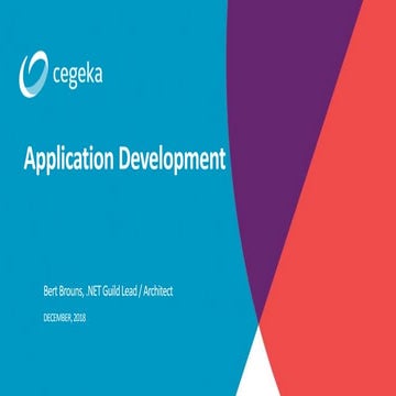 PXL CrossRoads event 2018 - Voorstelling Application Development