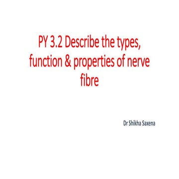PY3.2 Describe the types, functions & properties of nerve fiber.pptx