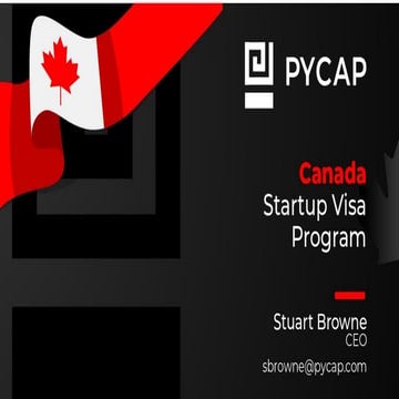Pycap Startup Visa Presentation | PDF