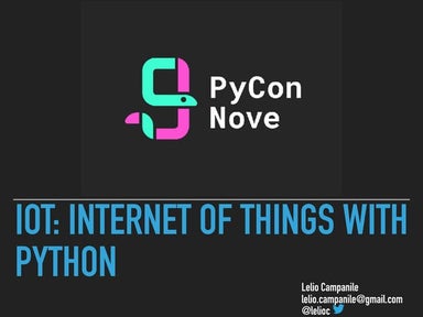 IoT: Internet of Things with Python