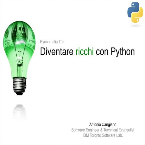 Diventare ricchi con Python