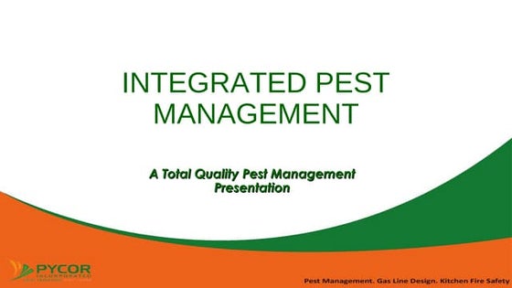 Pest Control Management: Roaches, Rodents and Flies