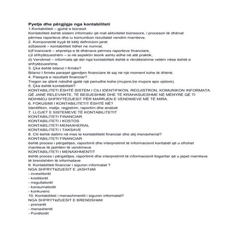 Pyetje dhe përgjigje nga kontabilitetii | DOCX