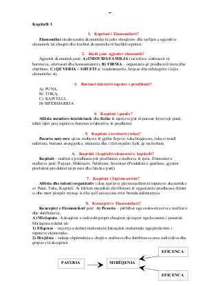 Pyetjepergjigje mikroekonomi Arsim Ibishi