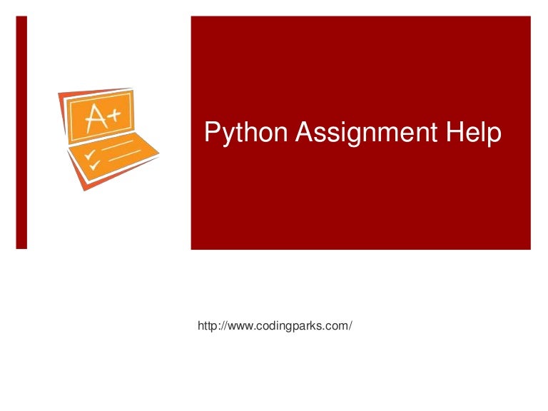 Python assignment help