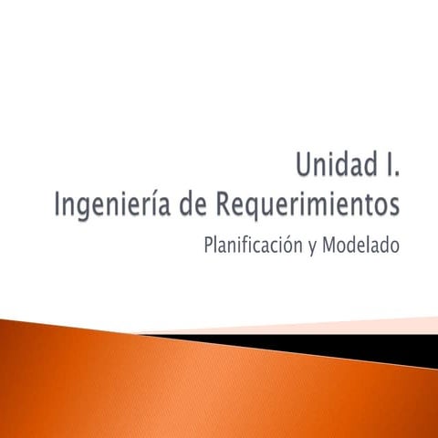 Planificación y Modelado