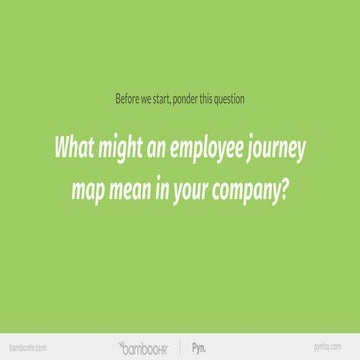 Create Your Own Employee Journey Map
