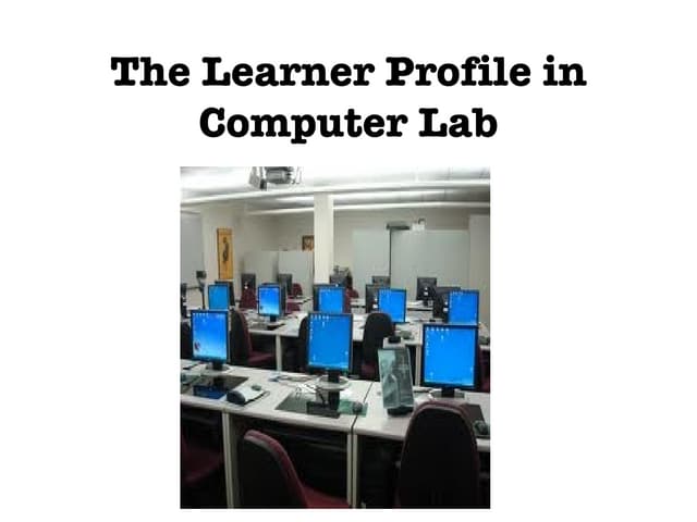 PYP Profiles in Technology 