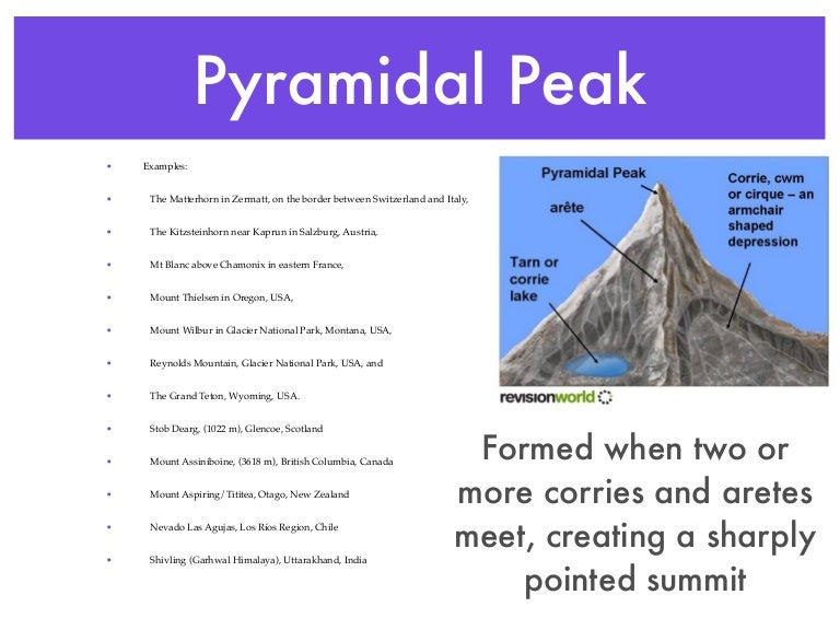 Pyramidal peak