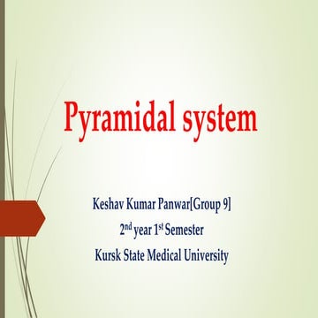 Pyramidal system Keshav Kumar Panwar.pptx