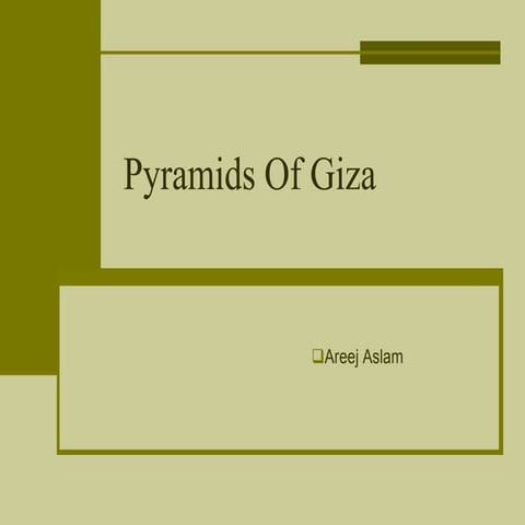 Pyramids of giza