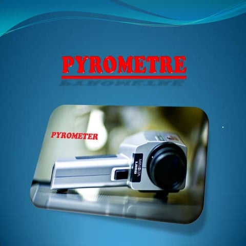 Pyrometre