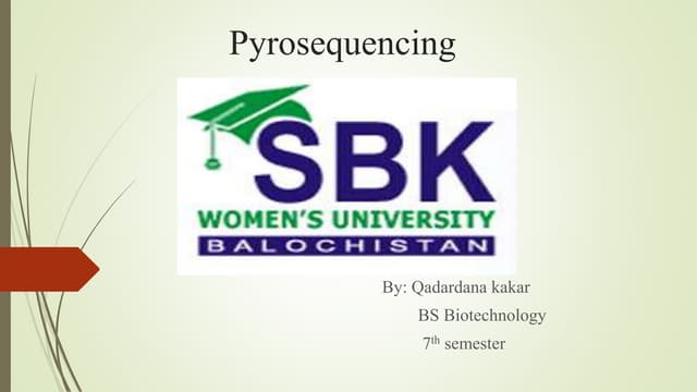 Pyrosequencing