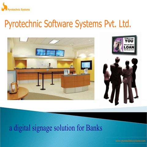 Digital Sigange for Bank