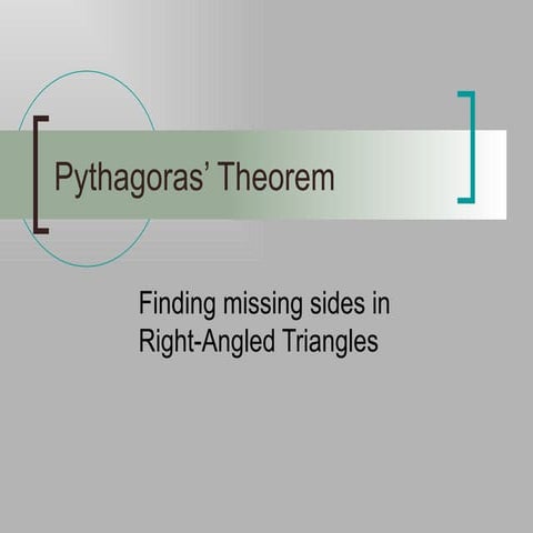Pythagoras' Theorem