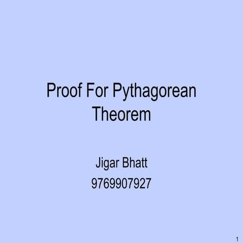 Pythagorean Proof