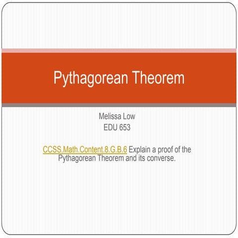 Pythagorean theorem