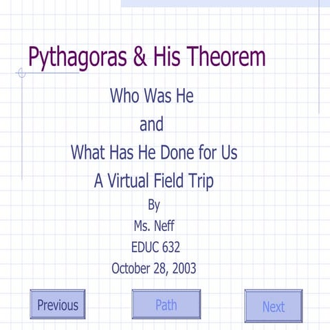 Pythagorean theorem vft