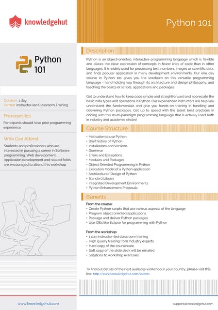 Python 101 Pdf Python 101 Pdf