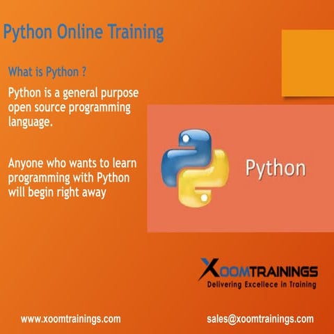 Python Online Training | PPT