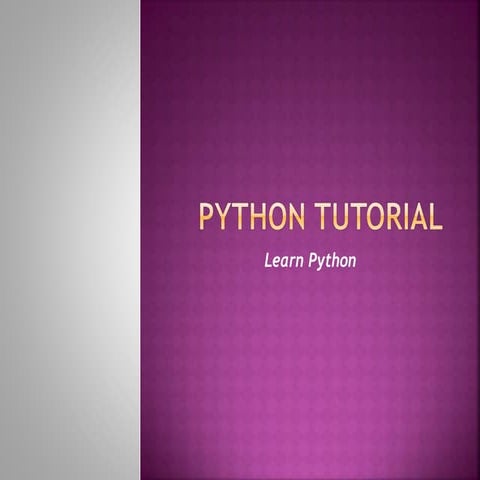 Python Assignment Help | PPT