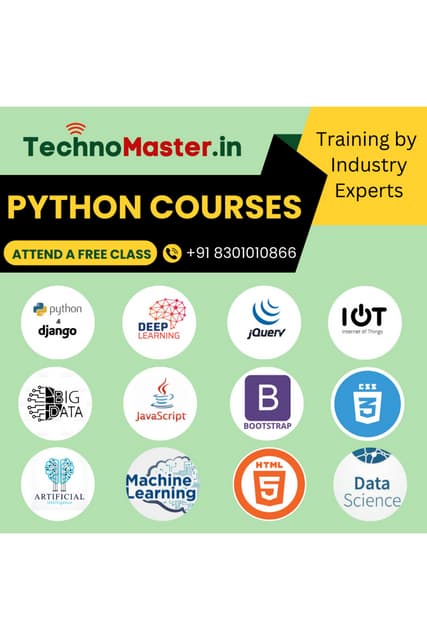 Best Python Training Institute in New Zealand with Free Internship | PDF