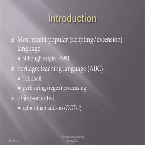 python presentation lists,strings,operation | PPT