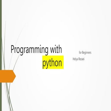 python programming Python learning.pptx
