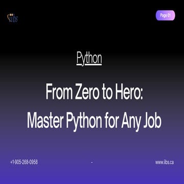 From Zero to Hero: Master Python for Any Job