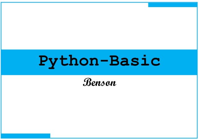 Python   basic - v01