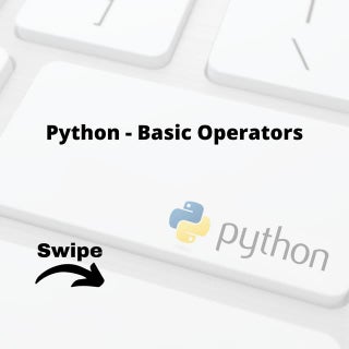 Python Operators | PPT