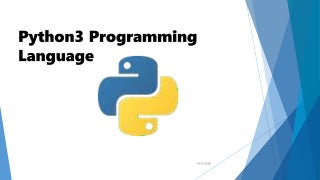 Python Presentation | PPT