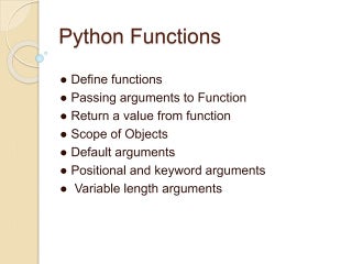 Python Presentation | PPT