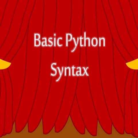 Python - Lesson 1 | PPTX