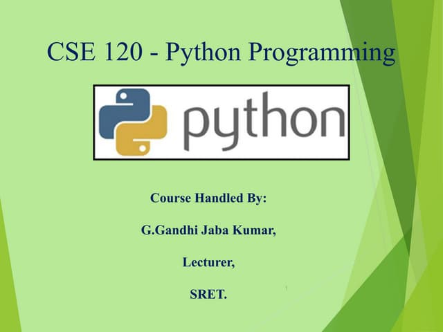 Python - Module 1.ppt