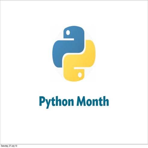 Python month | PDF