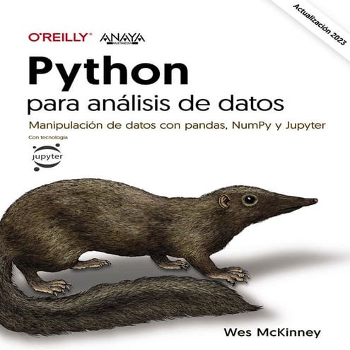 Libro para manejo de datos: Python para análisis de datos