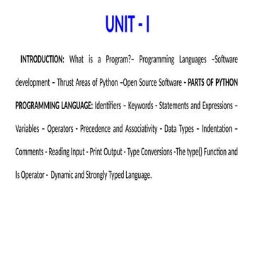 Python Programming-Skill Course - unit-i.pptx