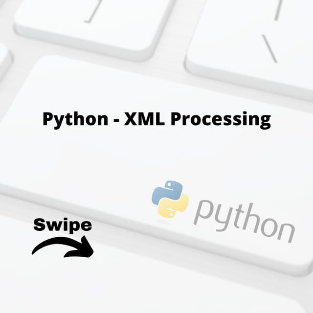 Python xml processing | PDF