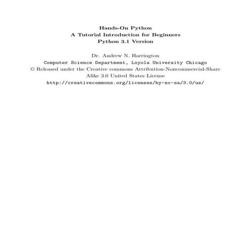 Python3handson | PDF