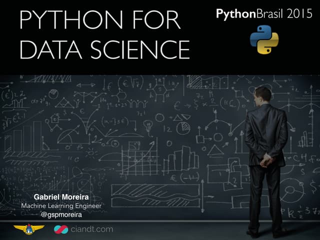 Python for Data Science - Python Brasil 11 (2015) | PPT