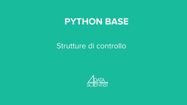 Python base lezione 2