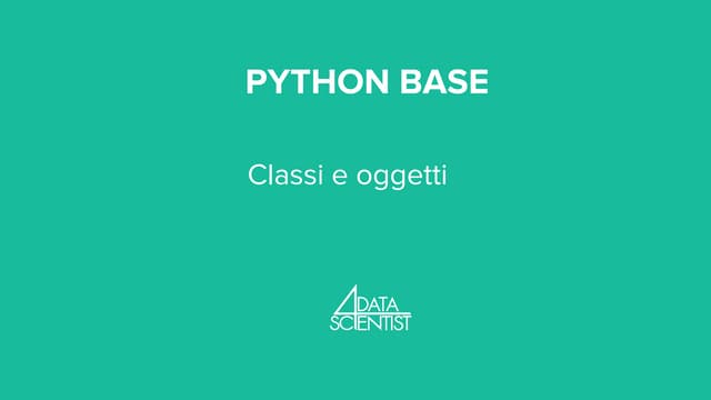 Python base lezione 5