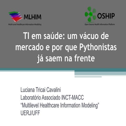 Presentation Python Brasil [6] 2010