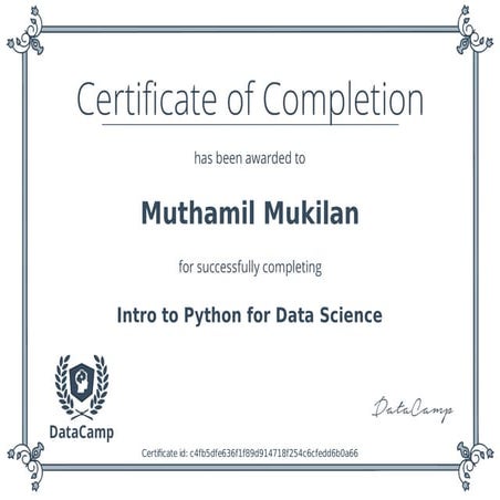 Python certificate | PDF
