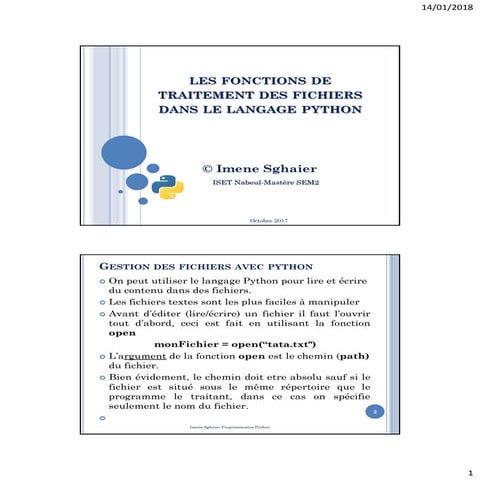 La gestion des fichiers en python lire, ecrire des fichiers texte en ...