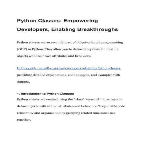 Python Classes_ Empowering Developers, Enabling Breakthroughs.pdf